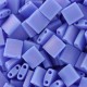 Miyuki tila 5x5mm beads - Matted opaque periwinkle ab TL-417L/FR